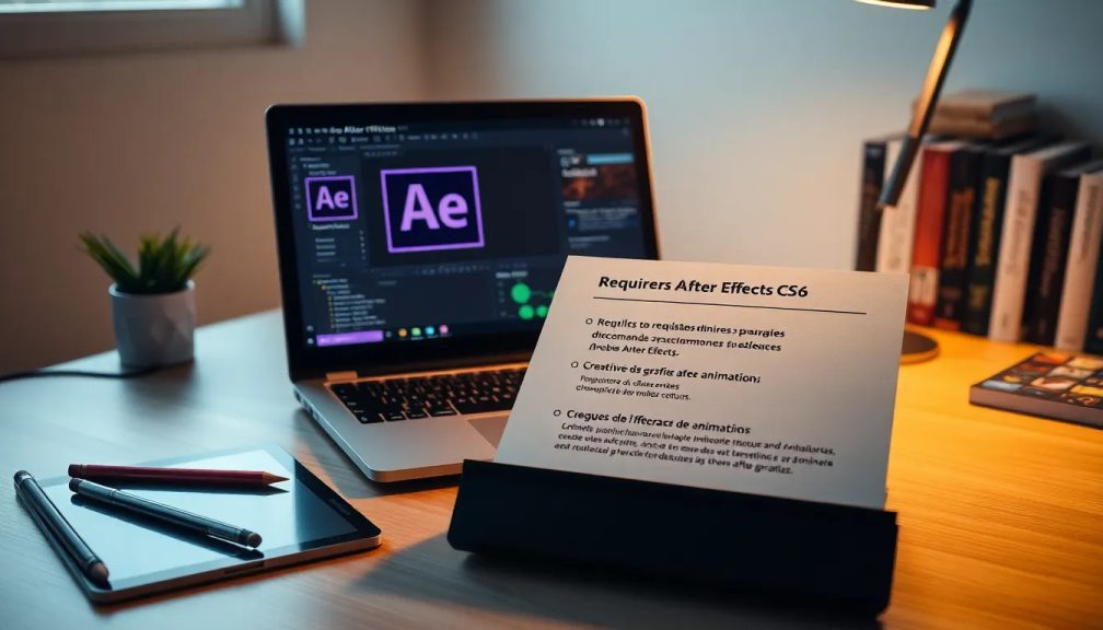 After effects cs6 requisitos