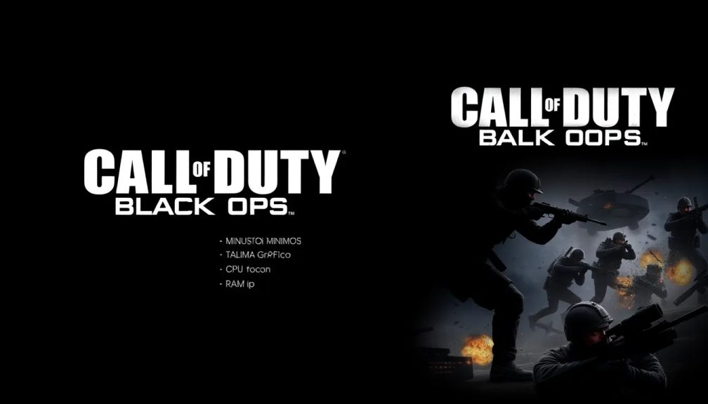 Call of duty black ops requisitos