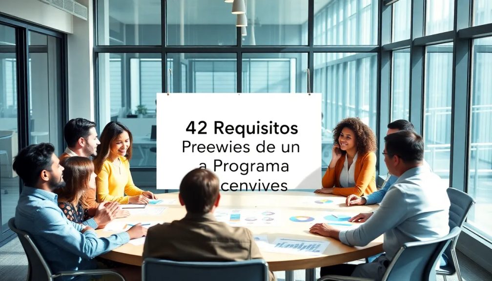 42 requisitos previos de un programa de incentivos
