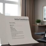 Acta constitutiva de una empresa requisitos