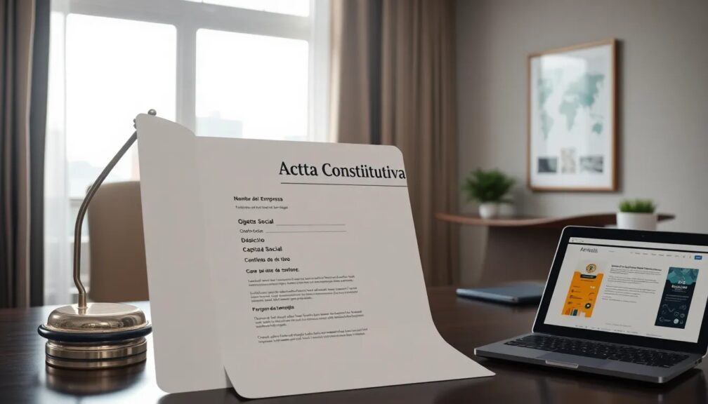 Acta constitutiva de una empresa requisitos