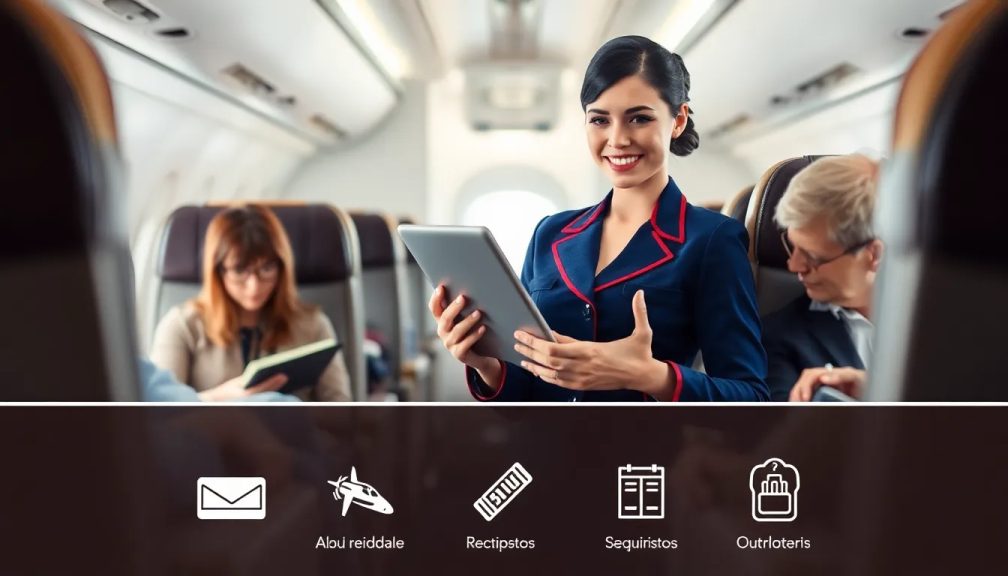 Azafata de vuelo requisitos
