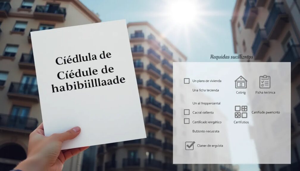 Cedula de habitabilidad barcelona requisitos