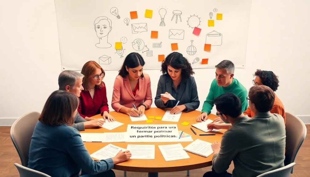 Requisitos para formar un partido politico